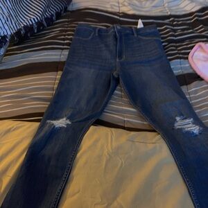 Hollister skinny jeans dark denim